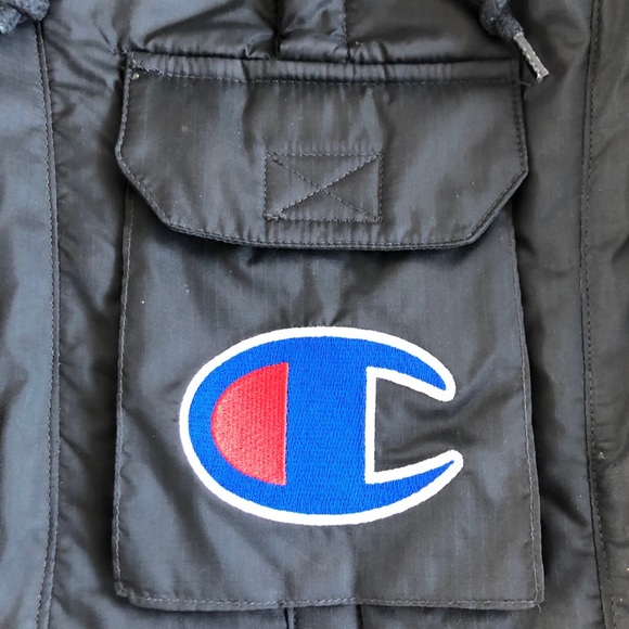 Supreme x Champion 2018 Black Parka - Picture 7 of 16